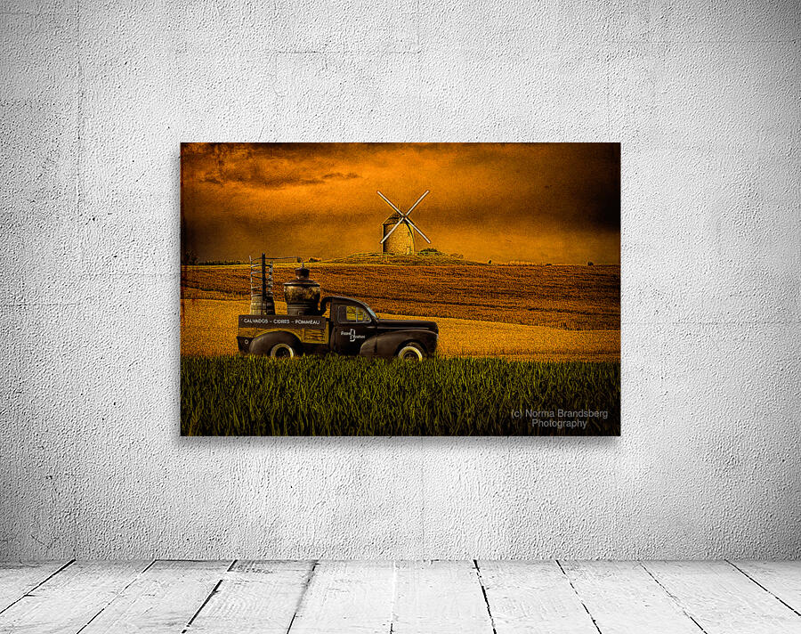 Mont St. Michel Windmill Wall Preview