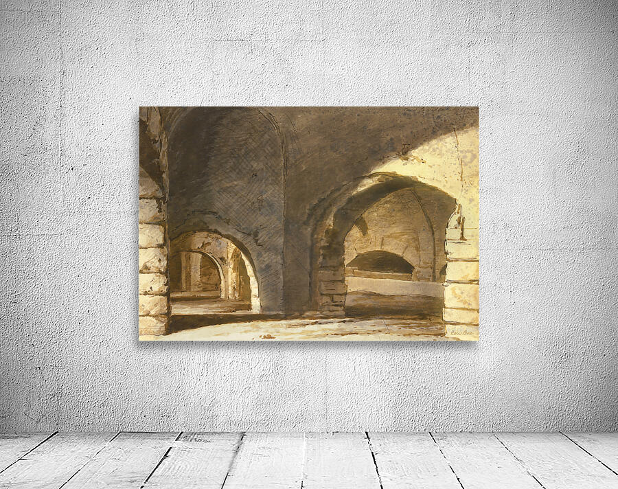 underground arch by jean grandjean 1770s by Row One Brand