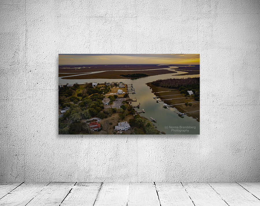 Jeremy Creek Sunset in McClellanville Wall Preview