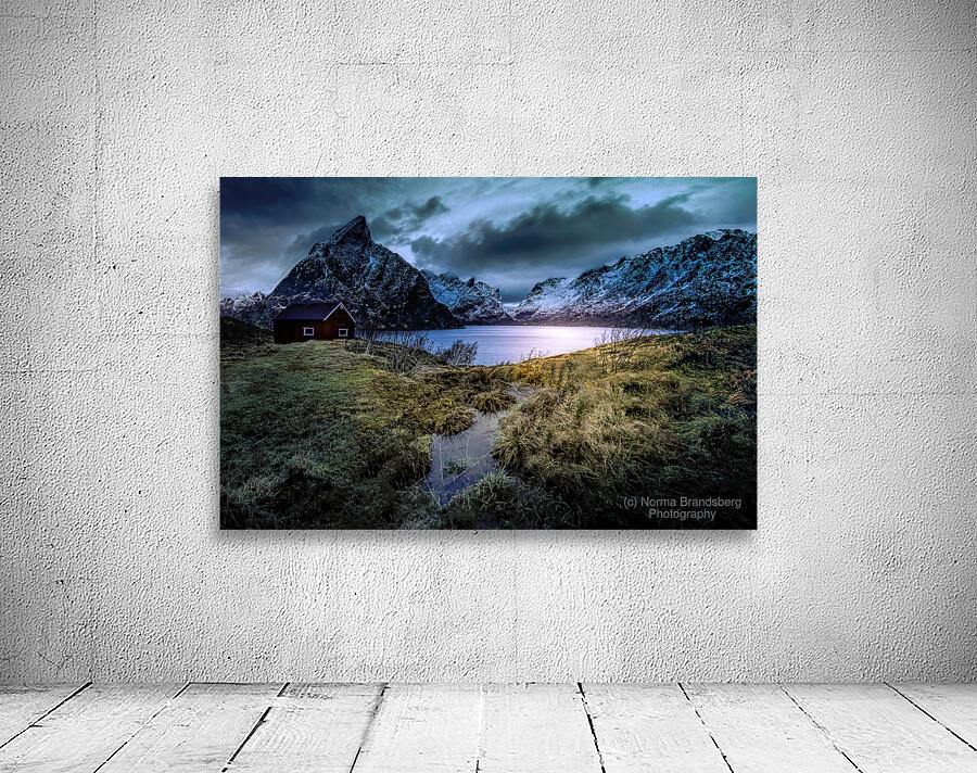 Sakrisoya Mountain Fjord Wall Preview