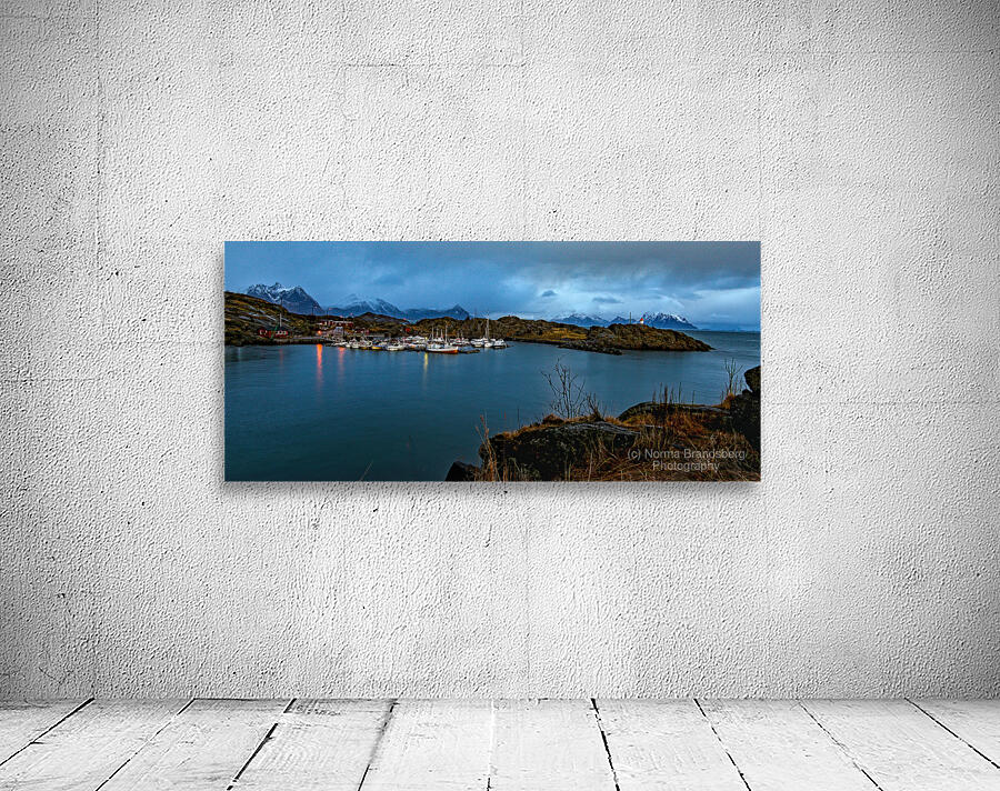 Lofoten Islands Harbor Wall Preview