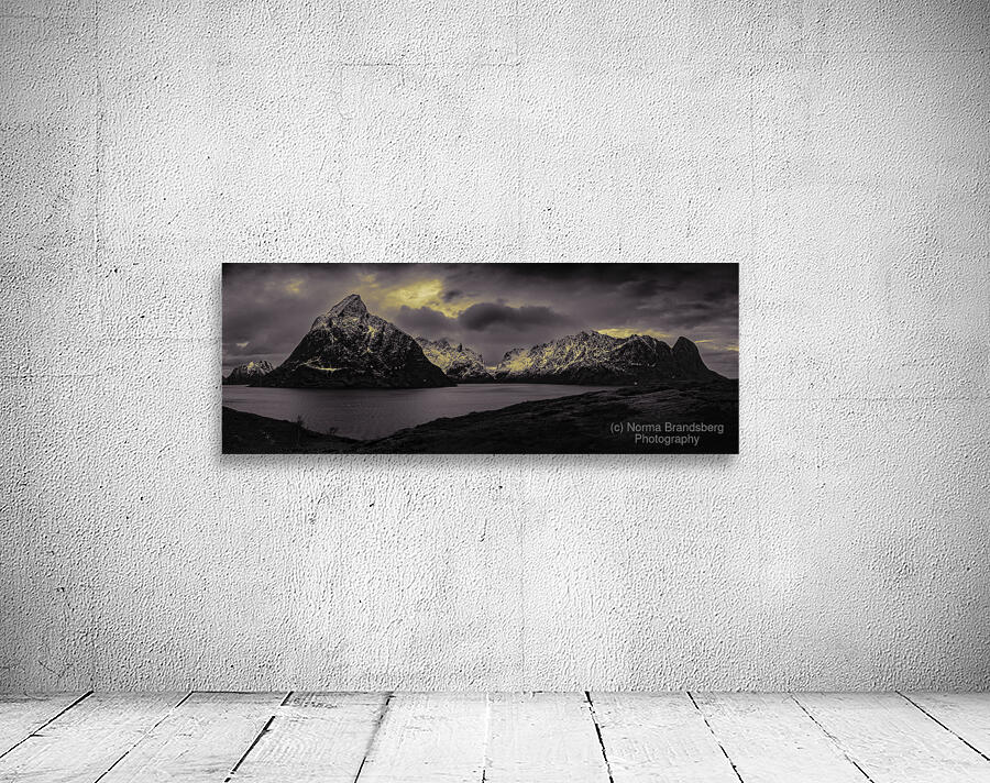 Moltind  Moskenes Mountain Panorama by Norma Brandsberg Photography