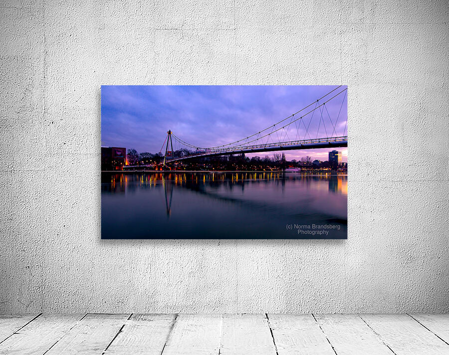 Sachsenhausen Bridge  Sunset Wall Preview