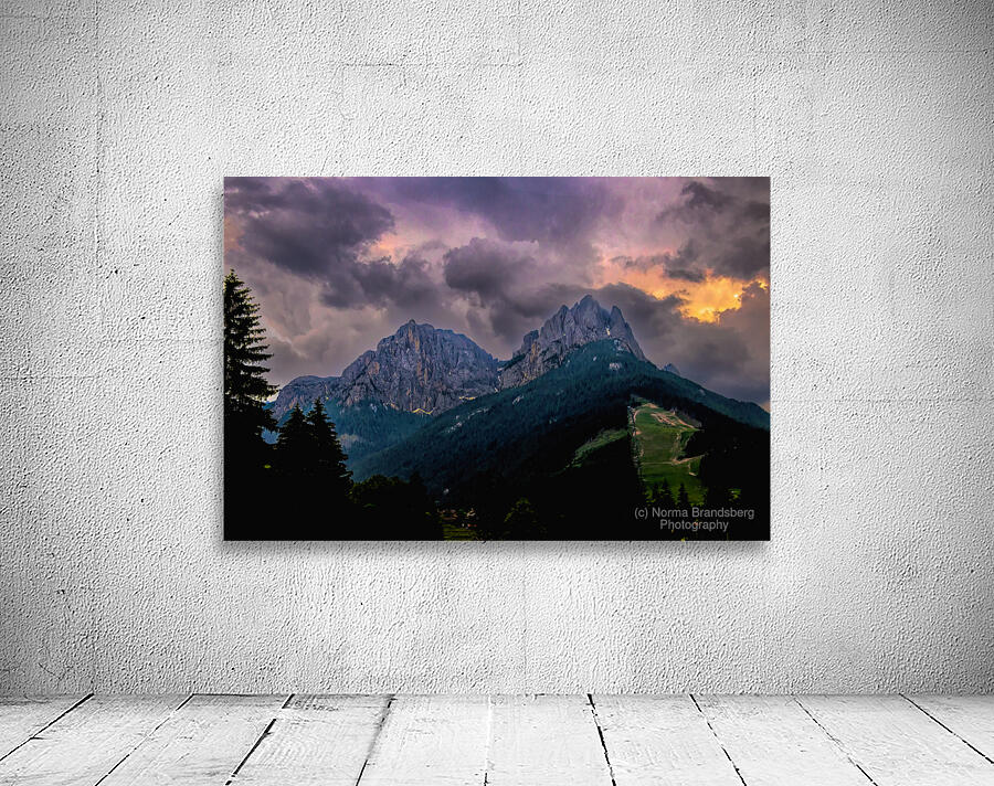 Possa di Fassa Ski Landscape Wall Preview