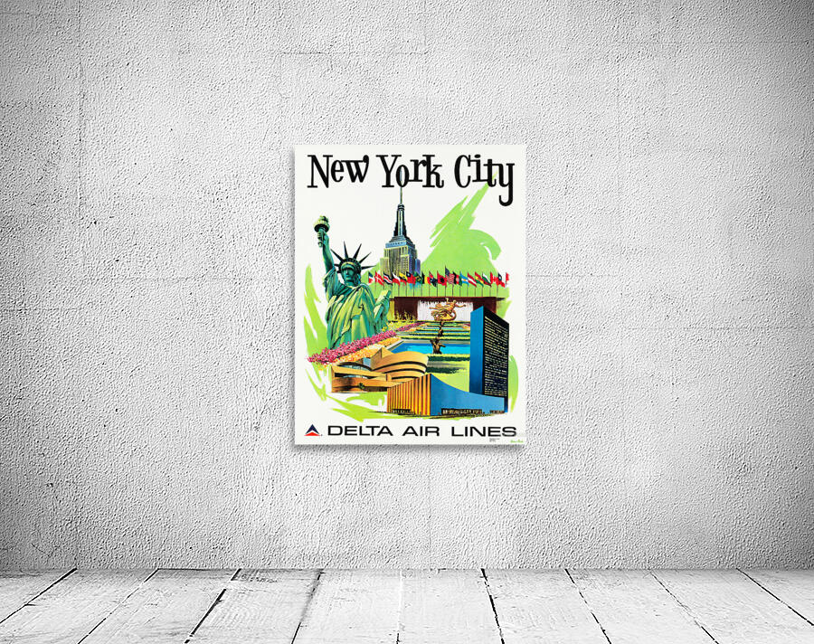 1973 delta air lines in new york ad Wall Preview