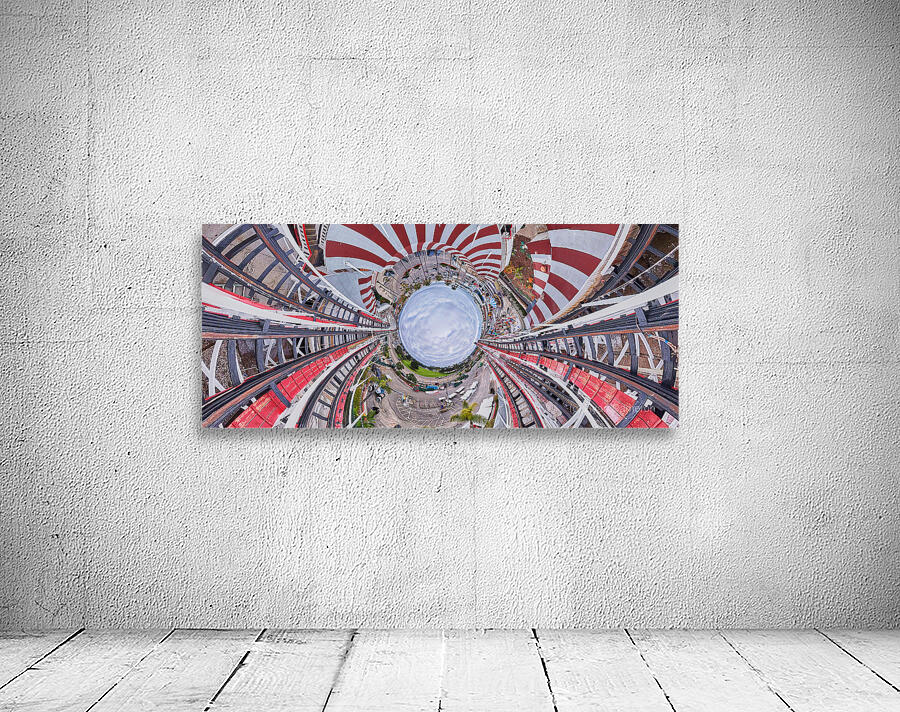 Roller Coaster Inverted 360 Wall Preview