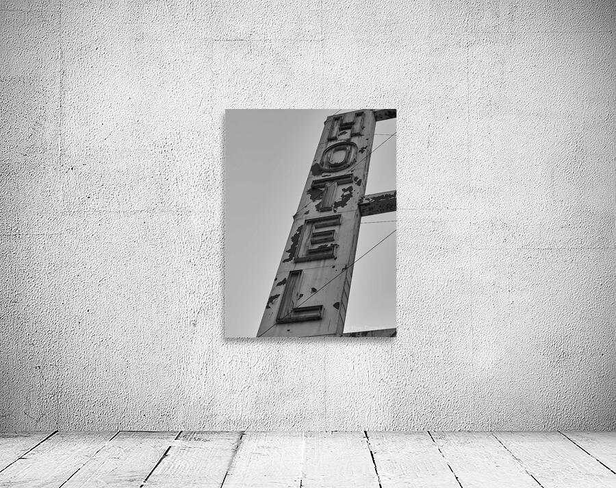 Run Down Hotel Sign Wall Preview