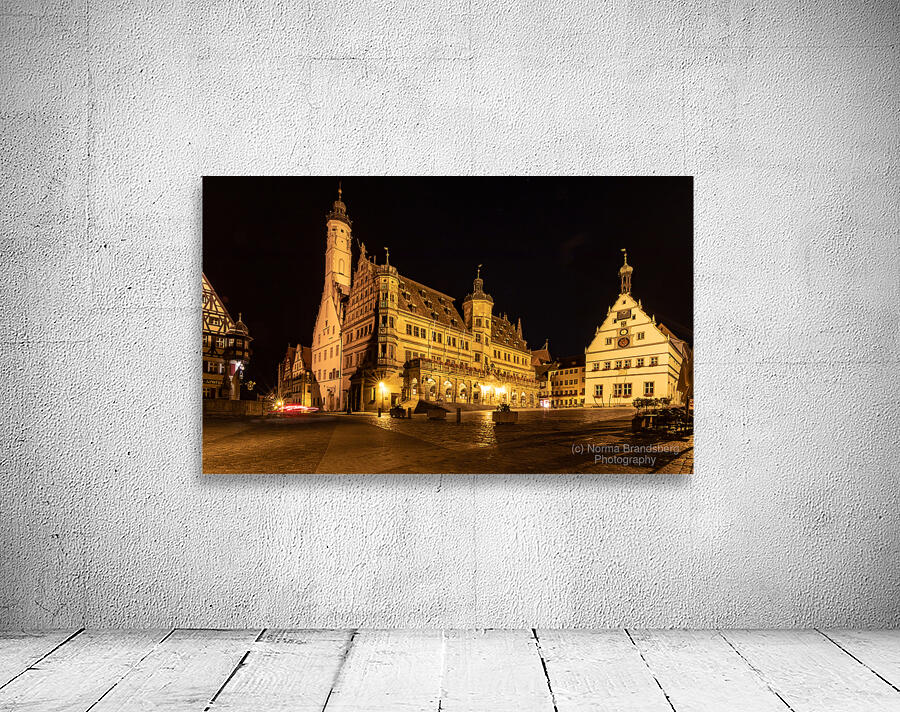 Rothenburg Market Square and Town Hall by Norma Brandsberg Photography