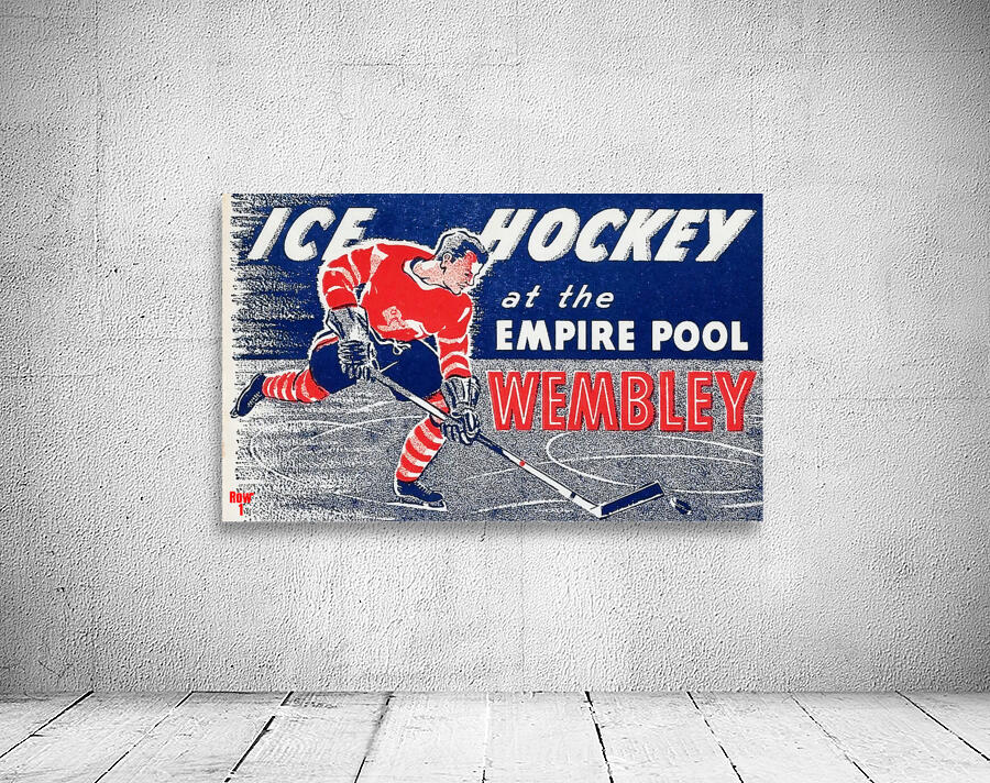1950s ice hockey at empire pool wembley Wall Preview