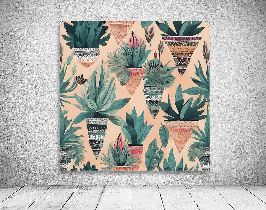 50494 Stunning pattern boho plants  xl 1024 v1 0 Wall Preview