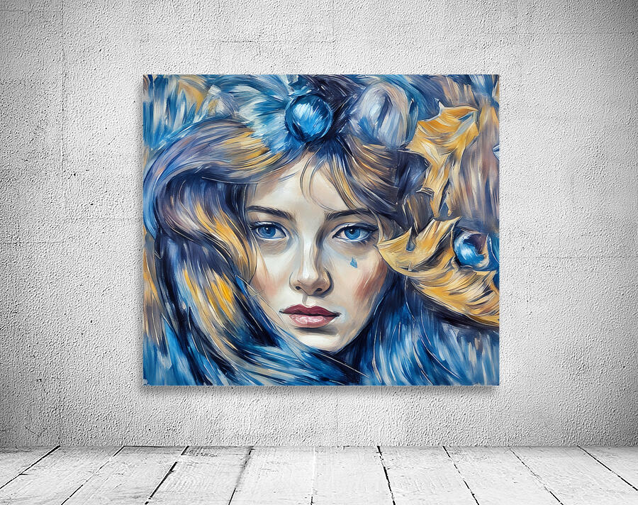 ArtXcl 028 sad face with a tear  Wall Preview