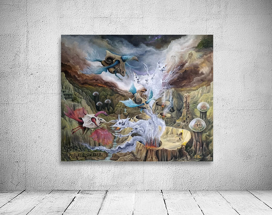 Oil Paintings for Luxury Interiors Gregory Pyra Piro Oil Painting ref 420350 Aperçu sur mur