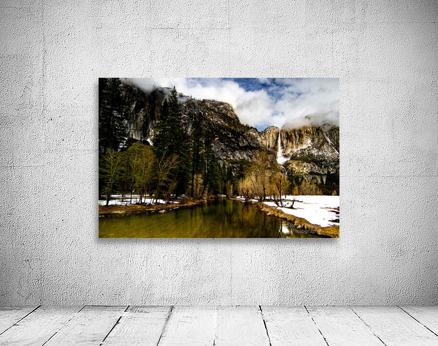 Merced River Bridal Veil Waterfalls  Wall Preview