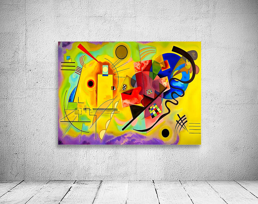Wassily Kandinsky - Yellow Red Blue 1925 by Vivanne Wall Art