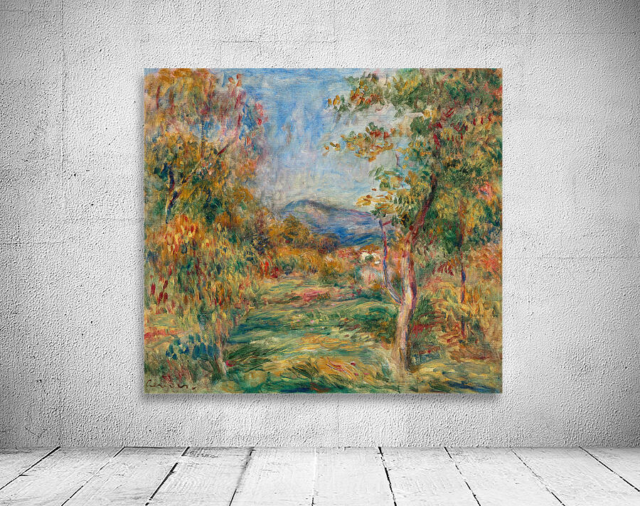 Pierre Auguste Renoir 1841 1919 Paysage de Cagnes 1910 by