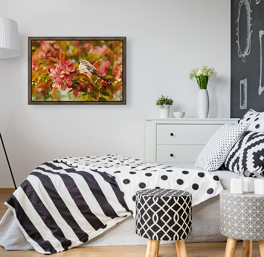 Sparrow In The Apple Tree Reproduction