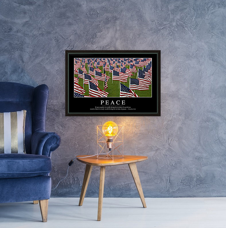 Peace: Inspirational Quote and Motivational Poster Reproduction