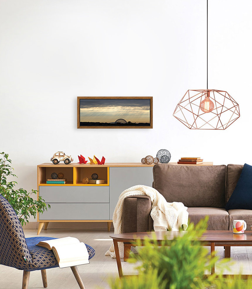 Sunrise on the biosphere Montreal Quebec Canada Reproduction