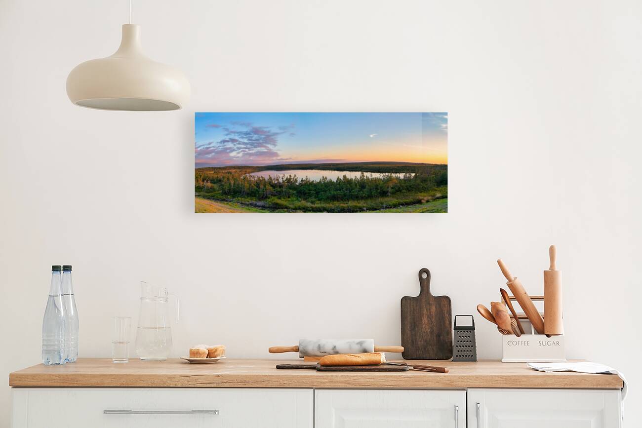 French Lake Sunset Reproduction