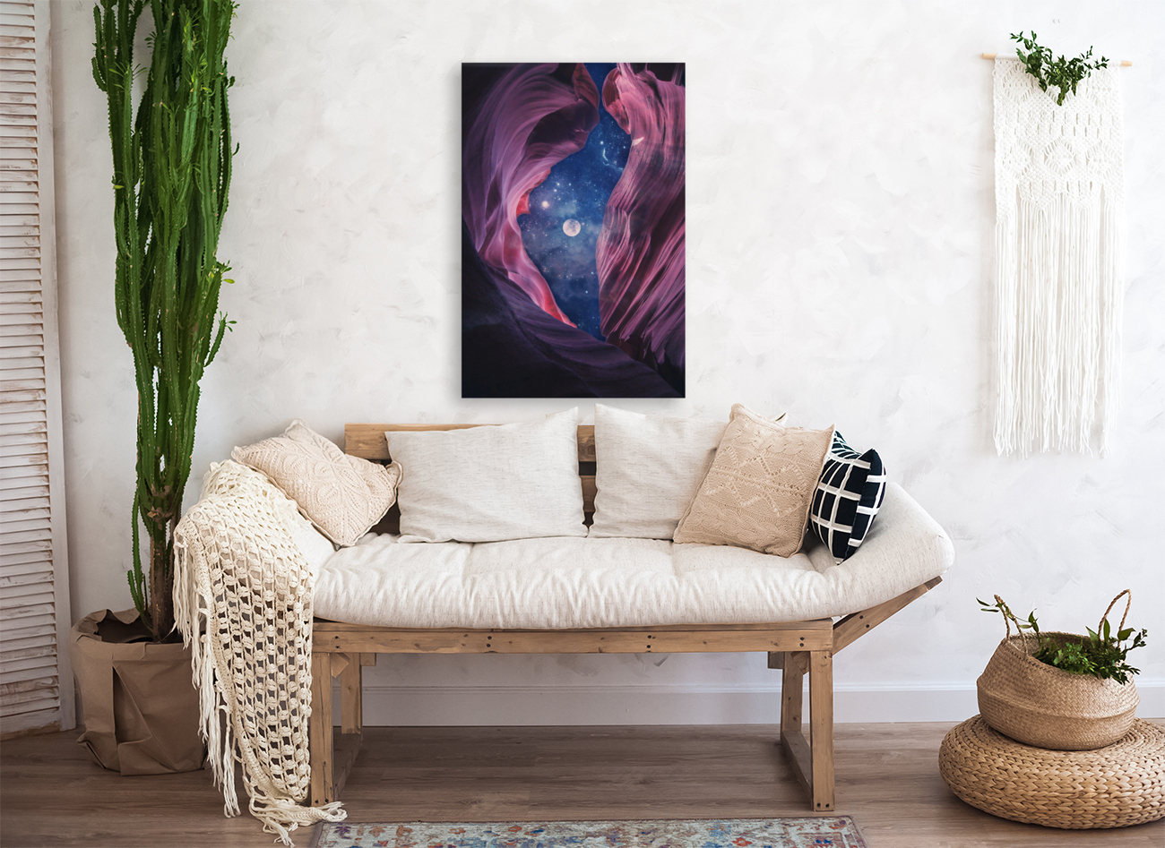 Grand Canyon with Space Collage Reproduction