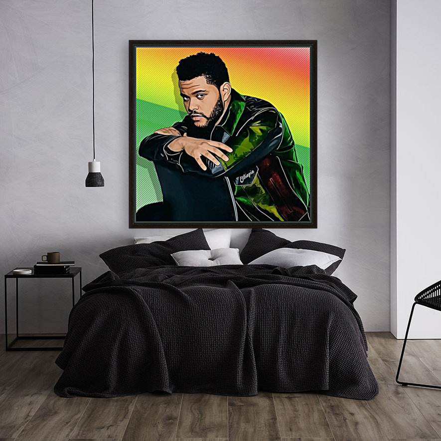 The Weeknd Anbessa Graphics Canvas Artwork