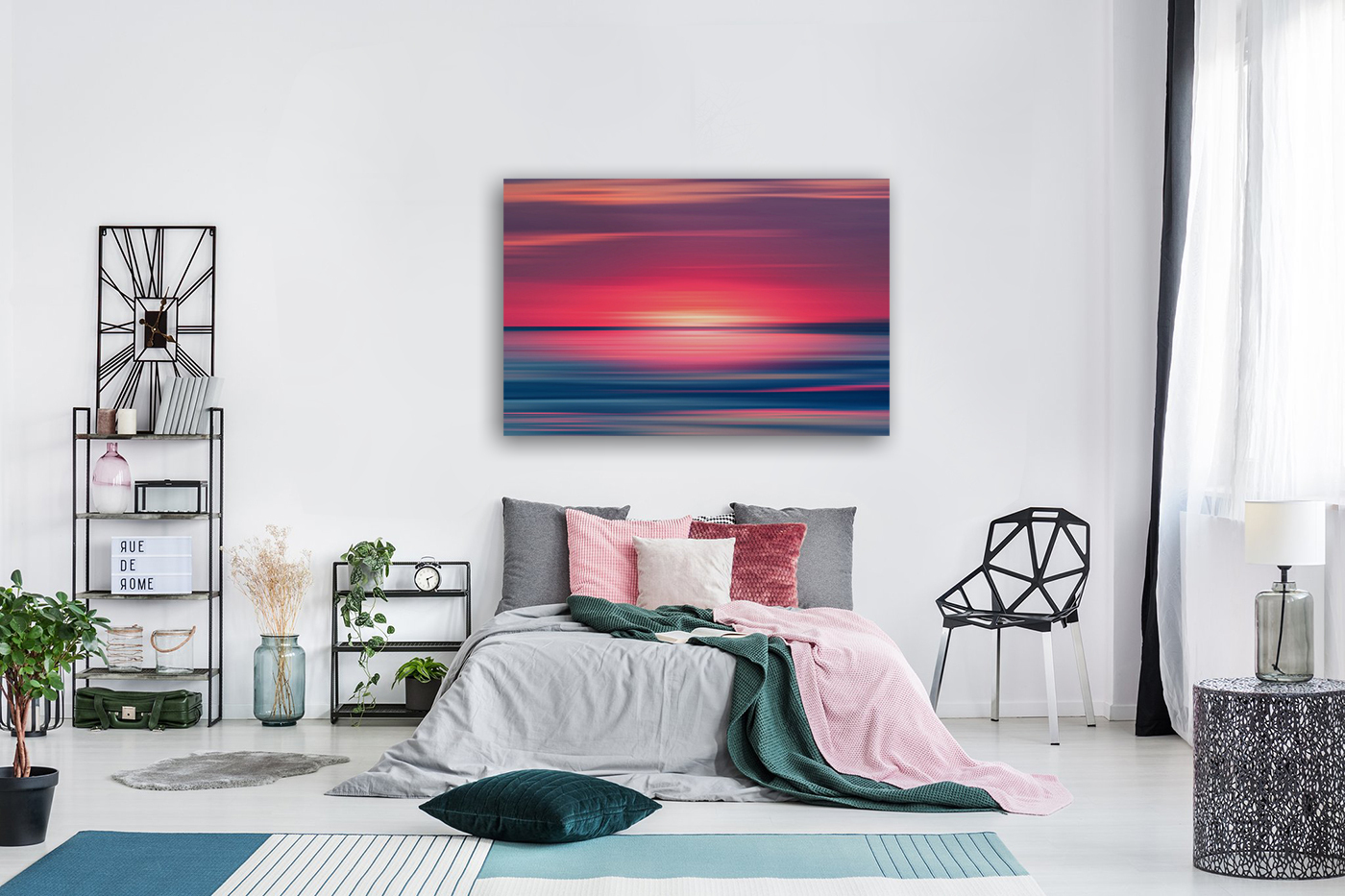 Abstract Sunset I Reproduction