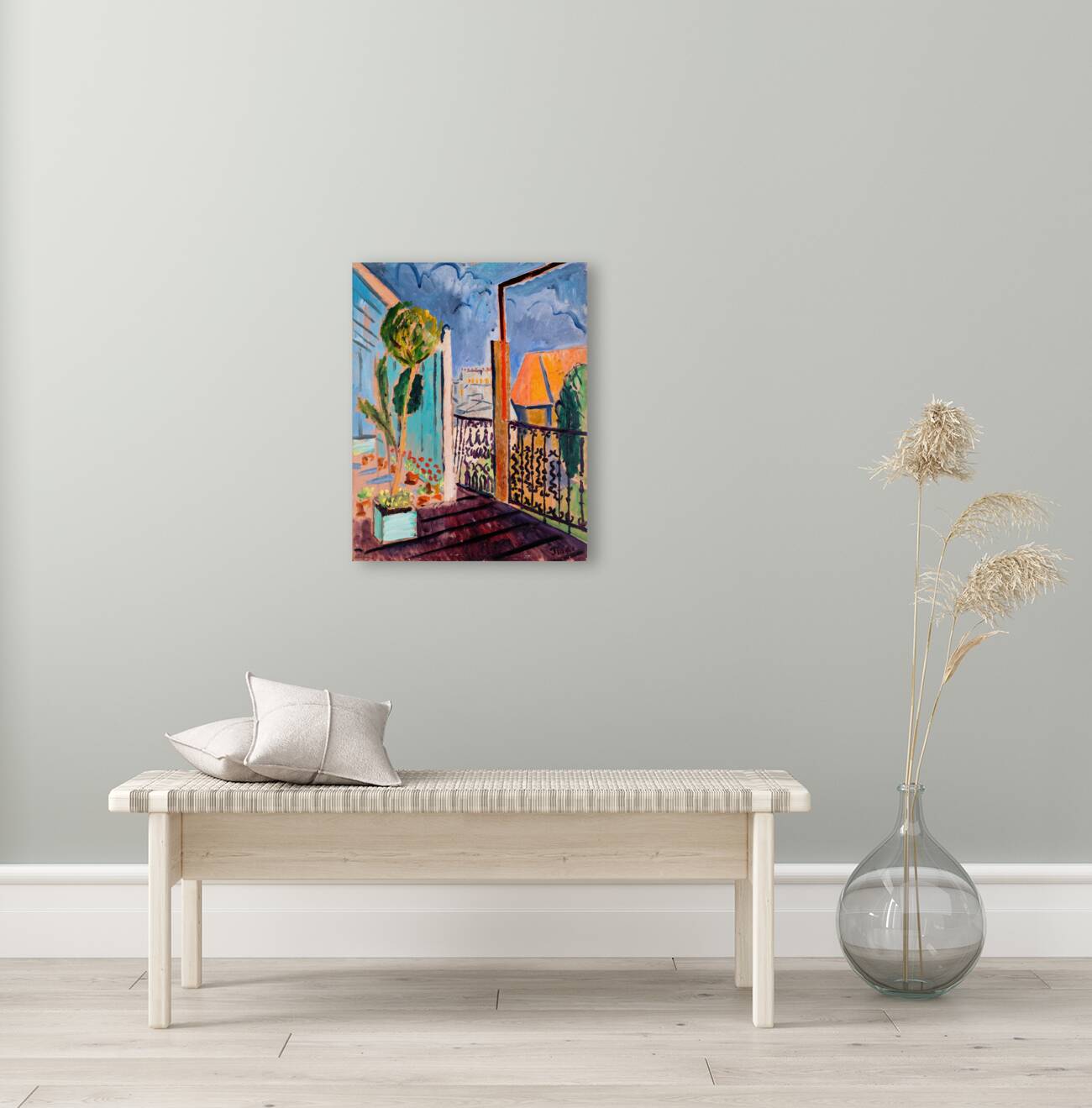 View from the Studio Window Reproduction