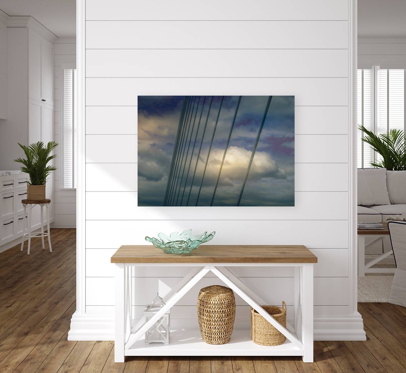 Savannah Bridge Support Wires Reproduction