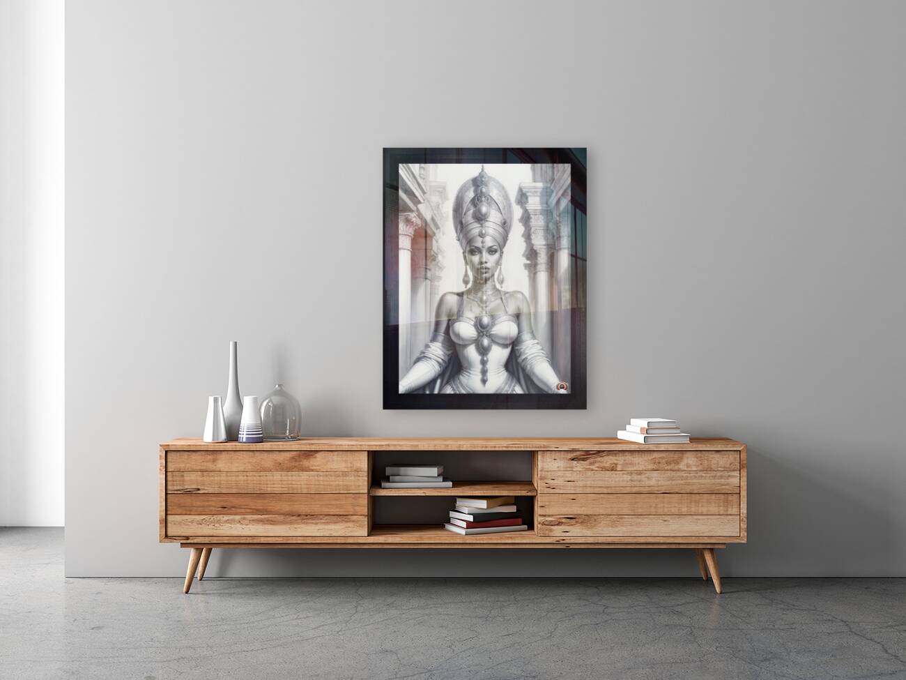 Queen Una Noothela Captivating AI Concept Art by Xzendor7 Reproduction