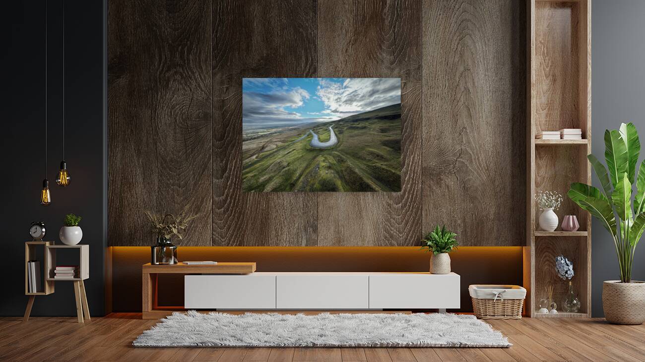 The Cuckoo Bend on Mountain RoadThe Cuckoo Bend on Mountain Road Reproduction