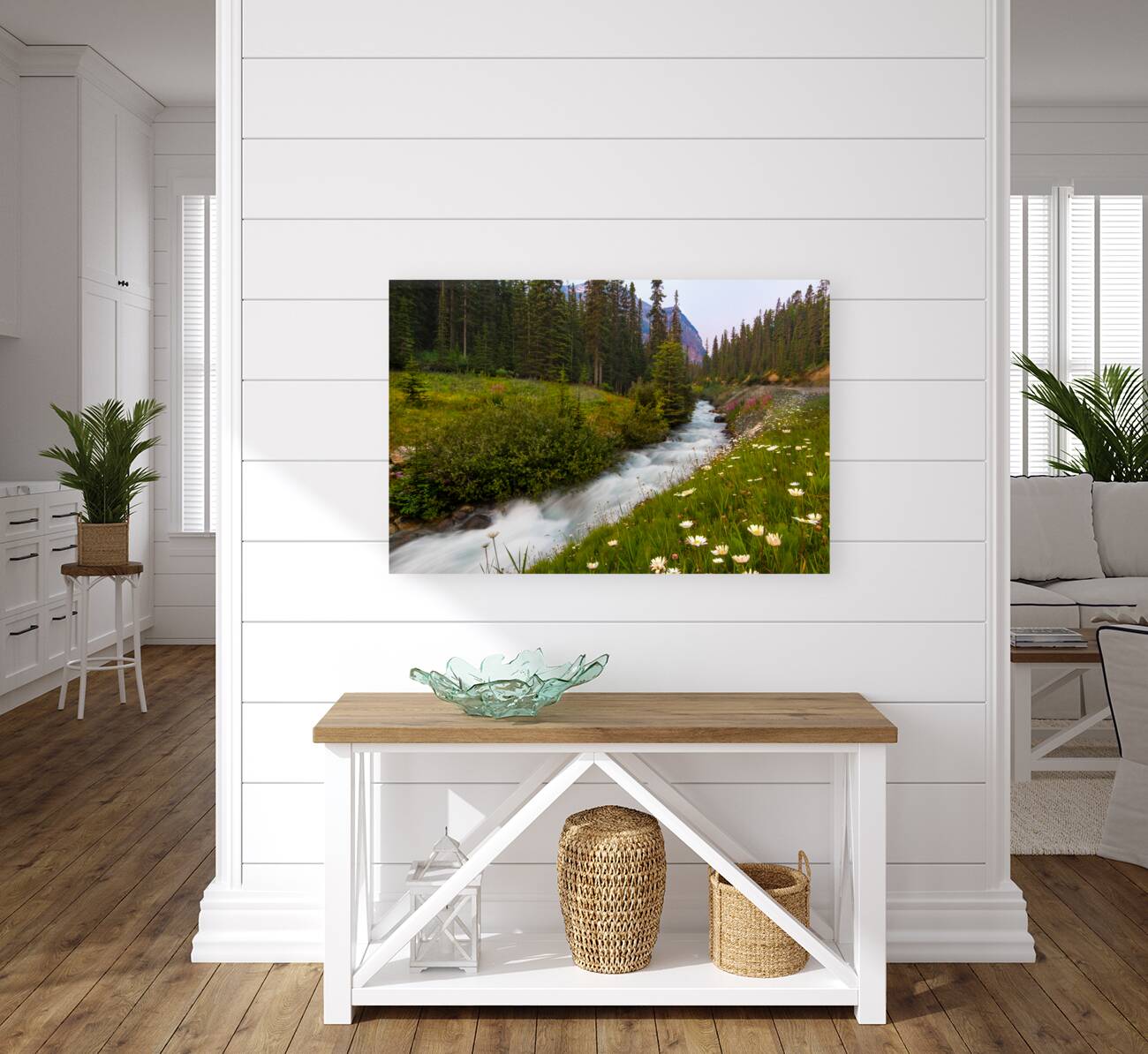 Moraine Stream Wildflower Display Reproduction