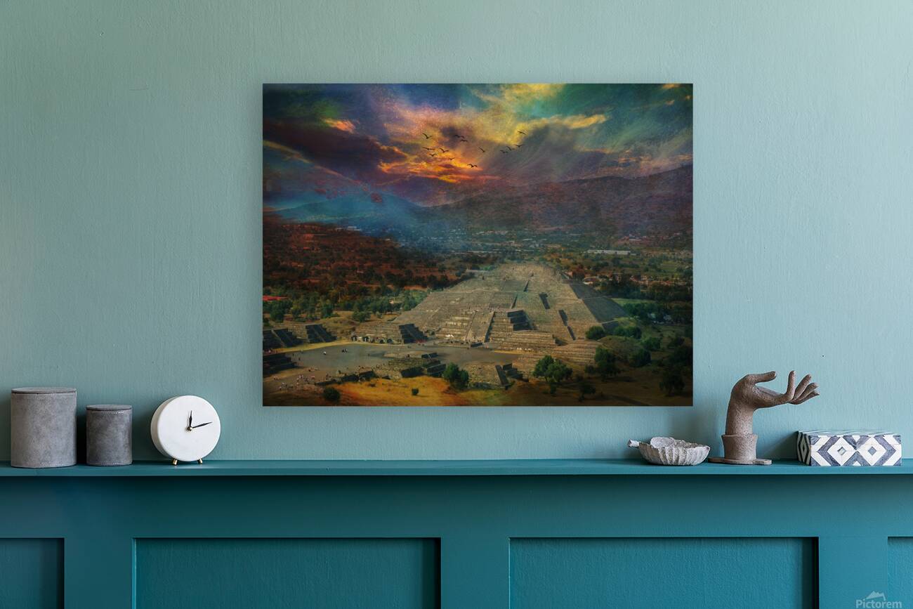 Pyramid of the Moon in Teotiuakan Reproduction