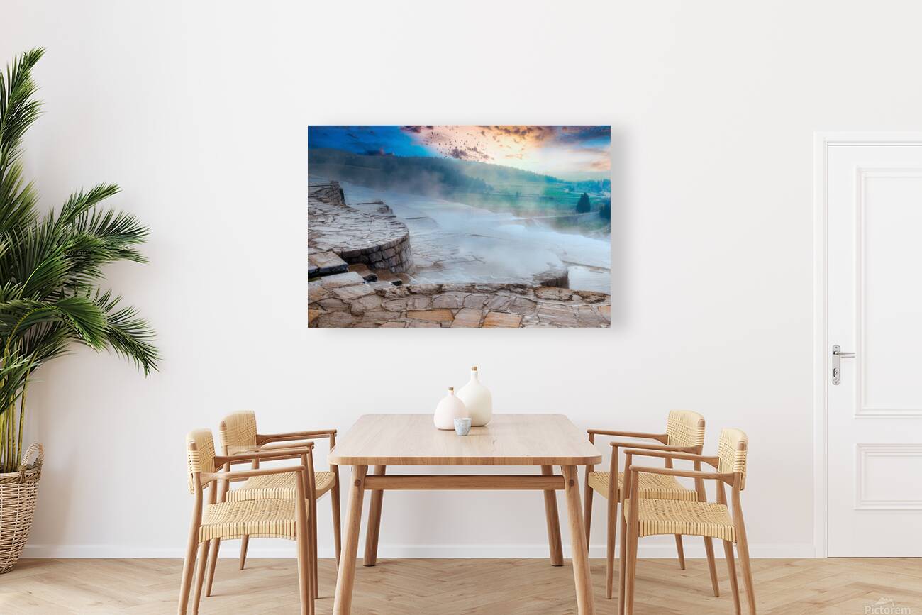 Travertine in Pamukkale Reproduction