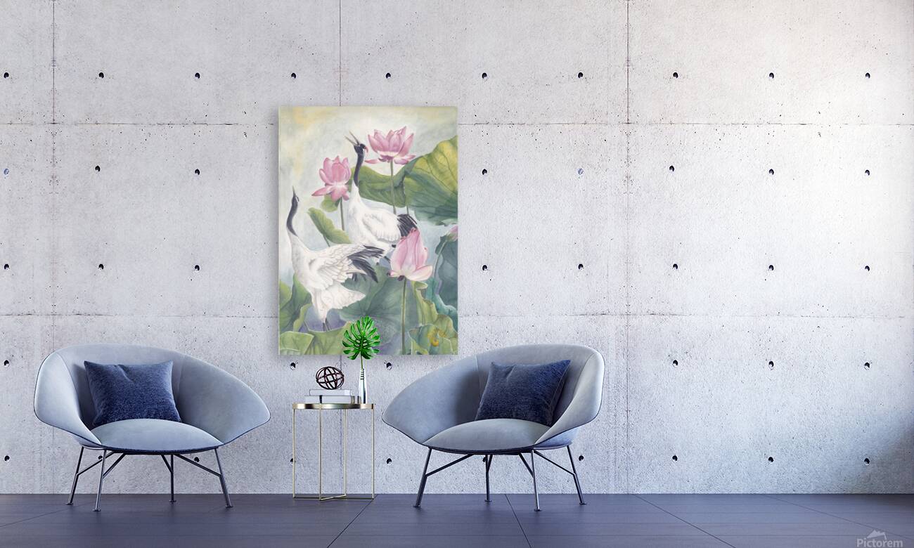 Grues du Japon Reproduction