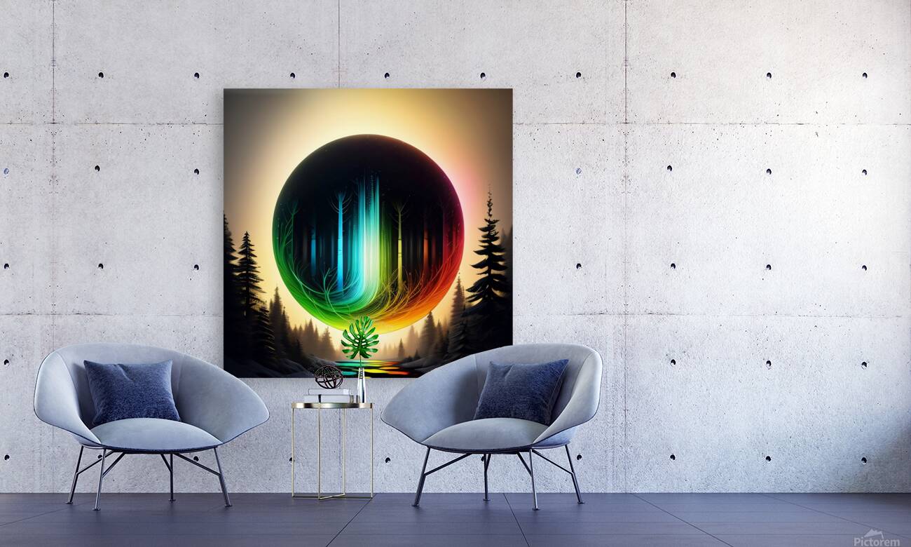 Glowing Forest 22 Reproduction