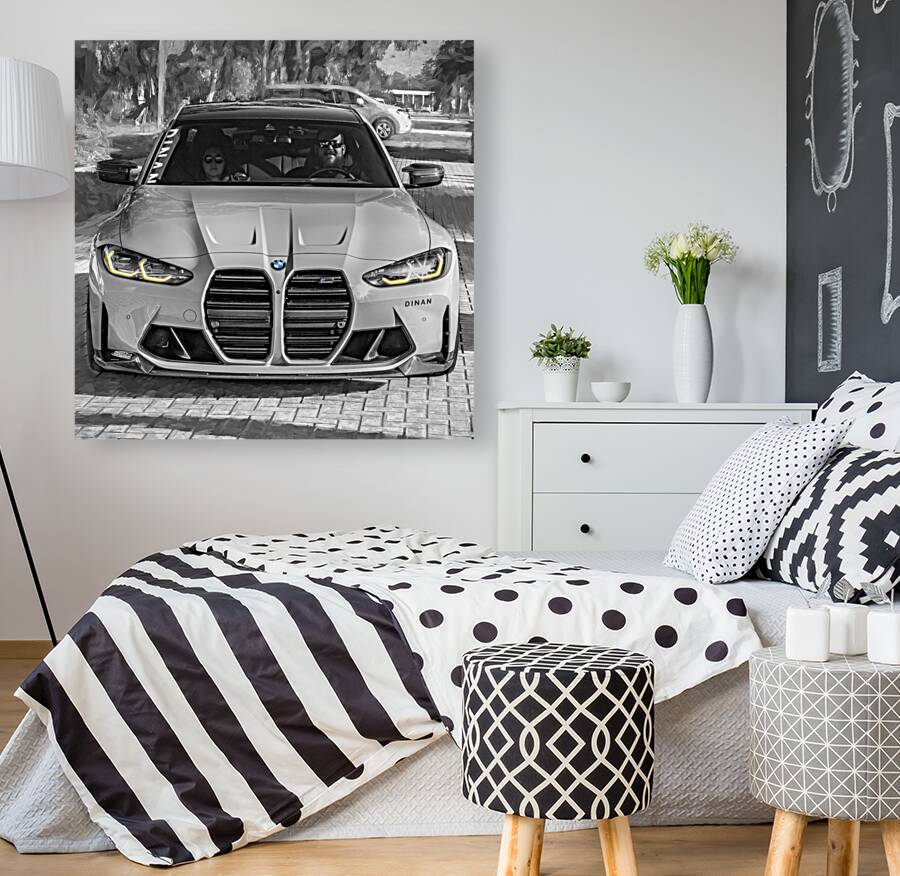 2023 Gray BMW M3 Competition X 3 Reproduction