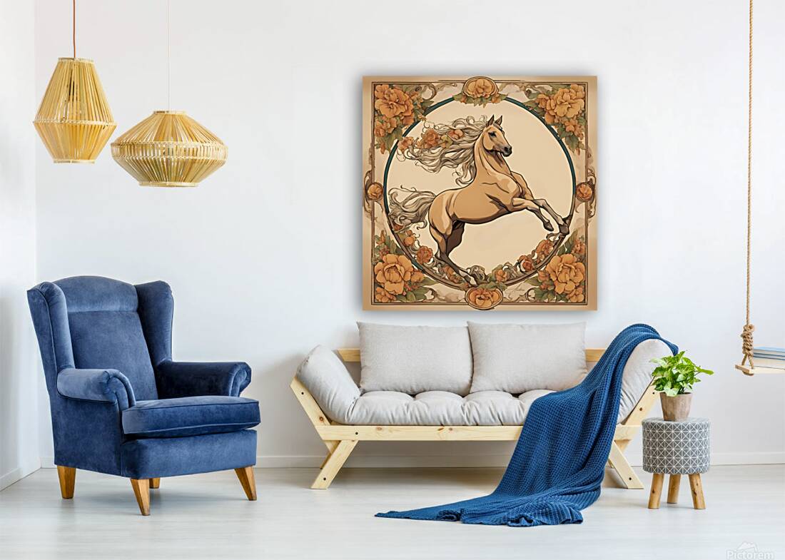 Flying Palomino Reproduction