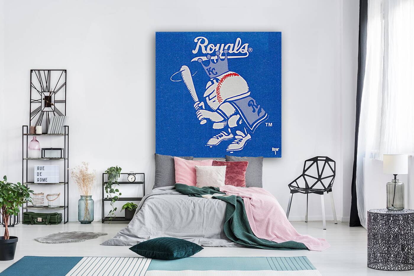 Sports Gifts for Dads | Fathers Day 2024 | 1979 Kansas City Royals Throwback Art Reproduction