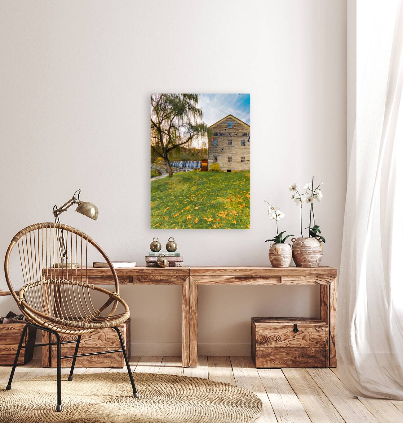 Brightwell Gristmill in Autumn Reproduction