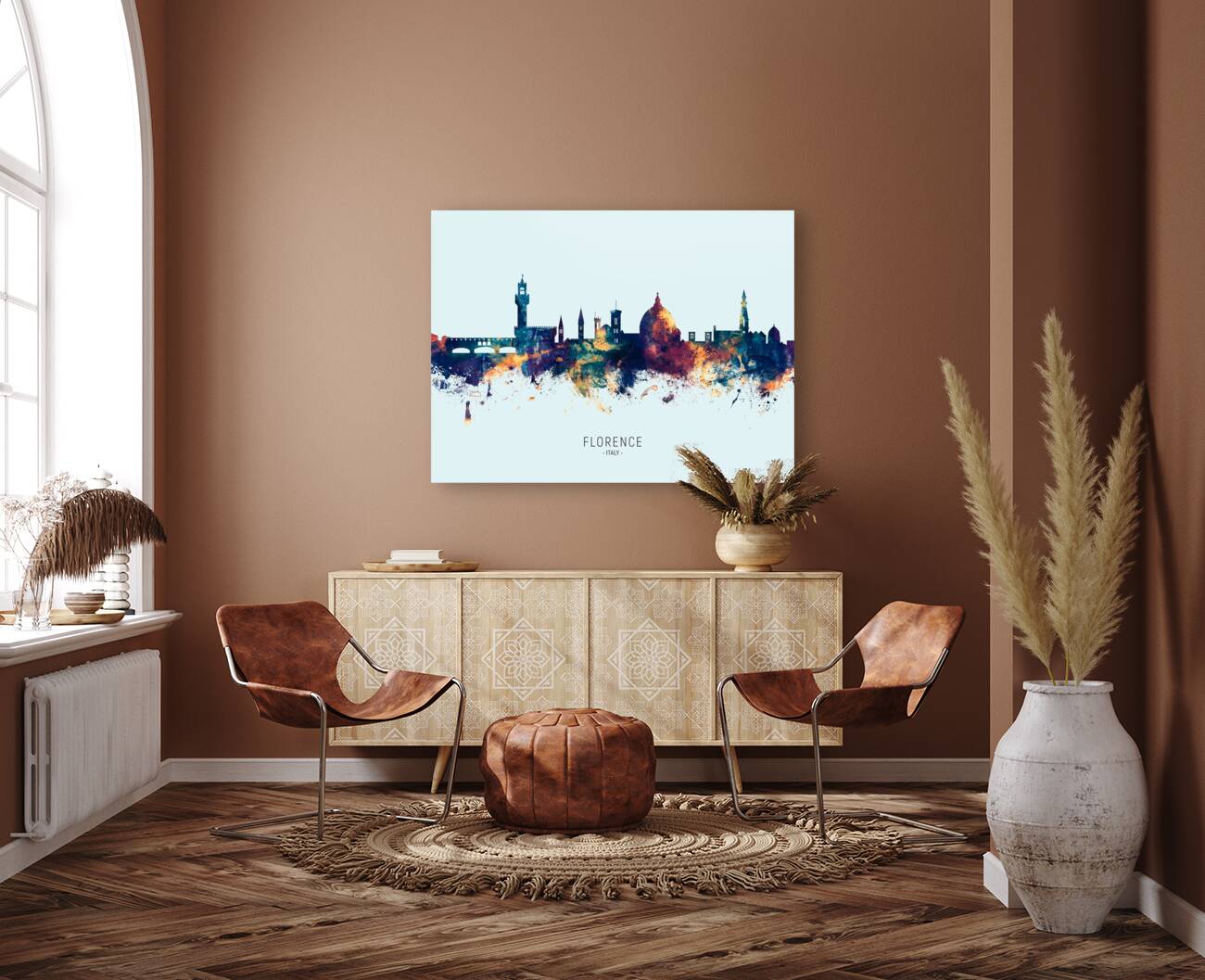 Florence Italy Skyline Reproduction