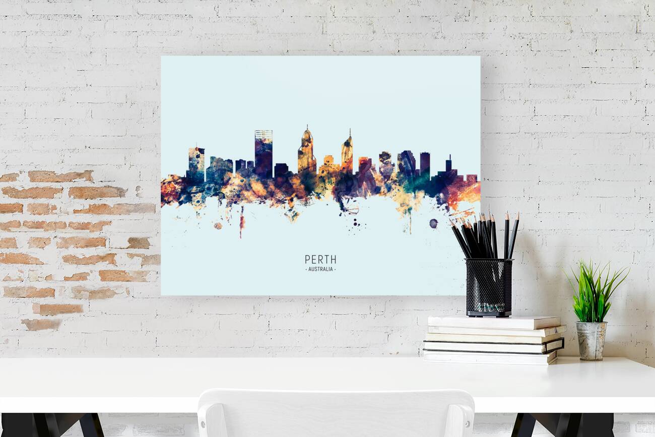 Perth Australia Skyline Reproduction