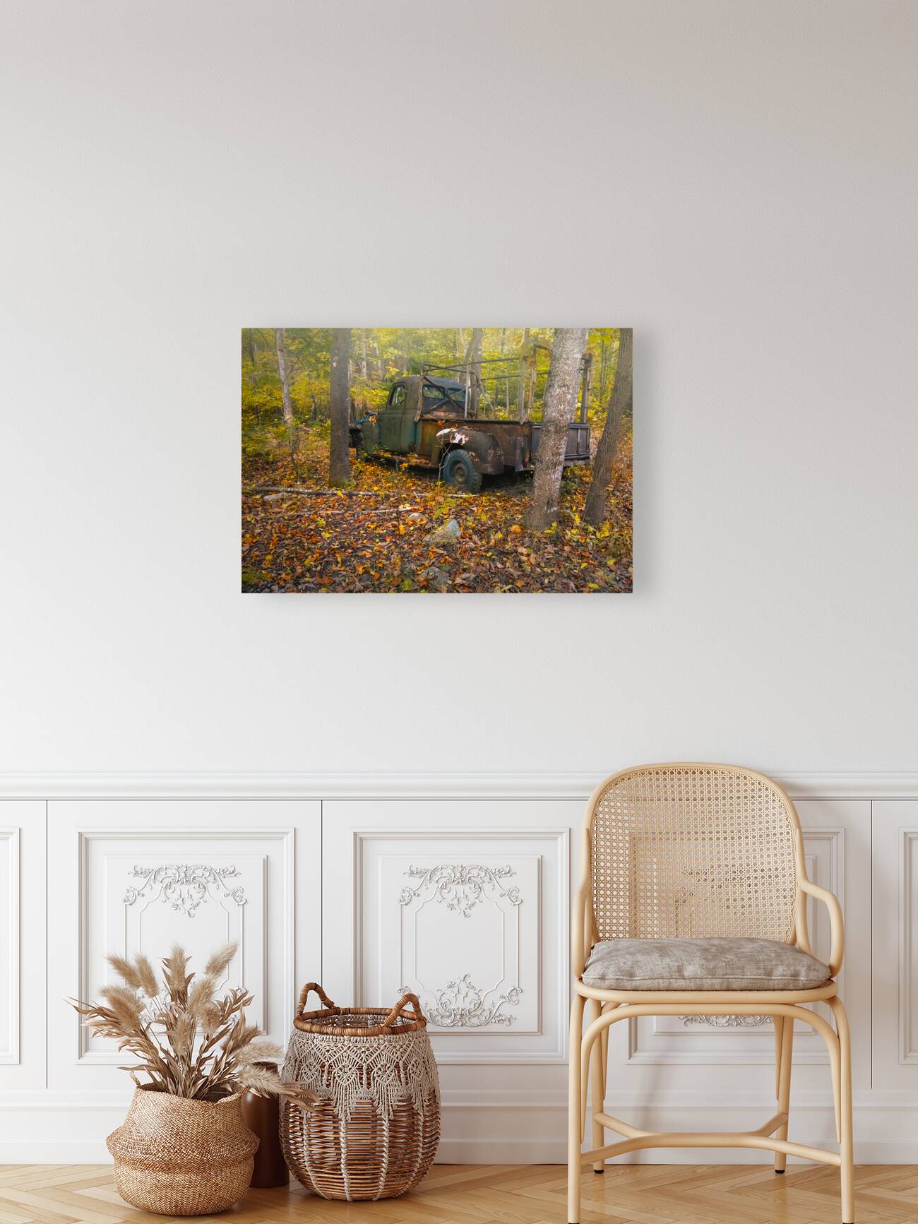 Truck Parked Forever Reproduction