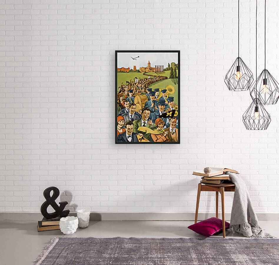 Vintage Missouri Football Gameday in Columbia Reproduction
