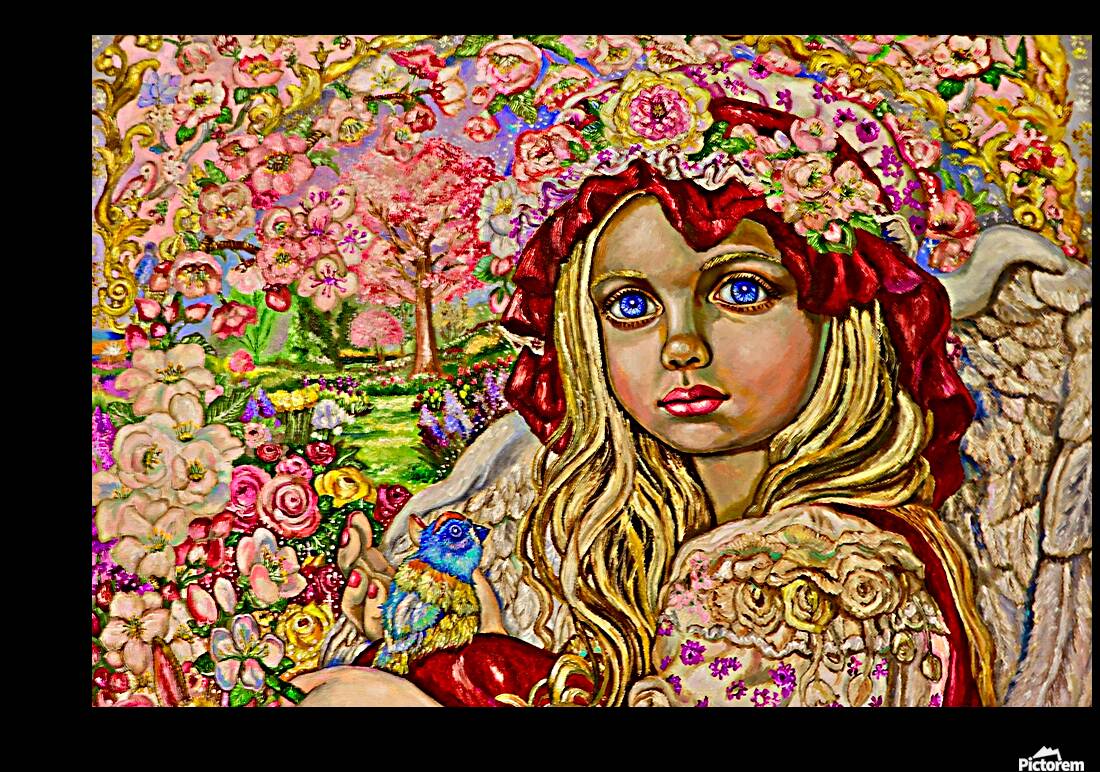 Yumi Sugai.Angel of March and April. Reproduction