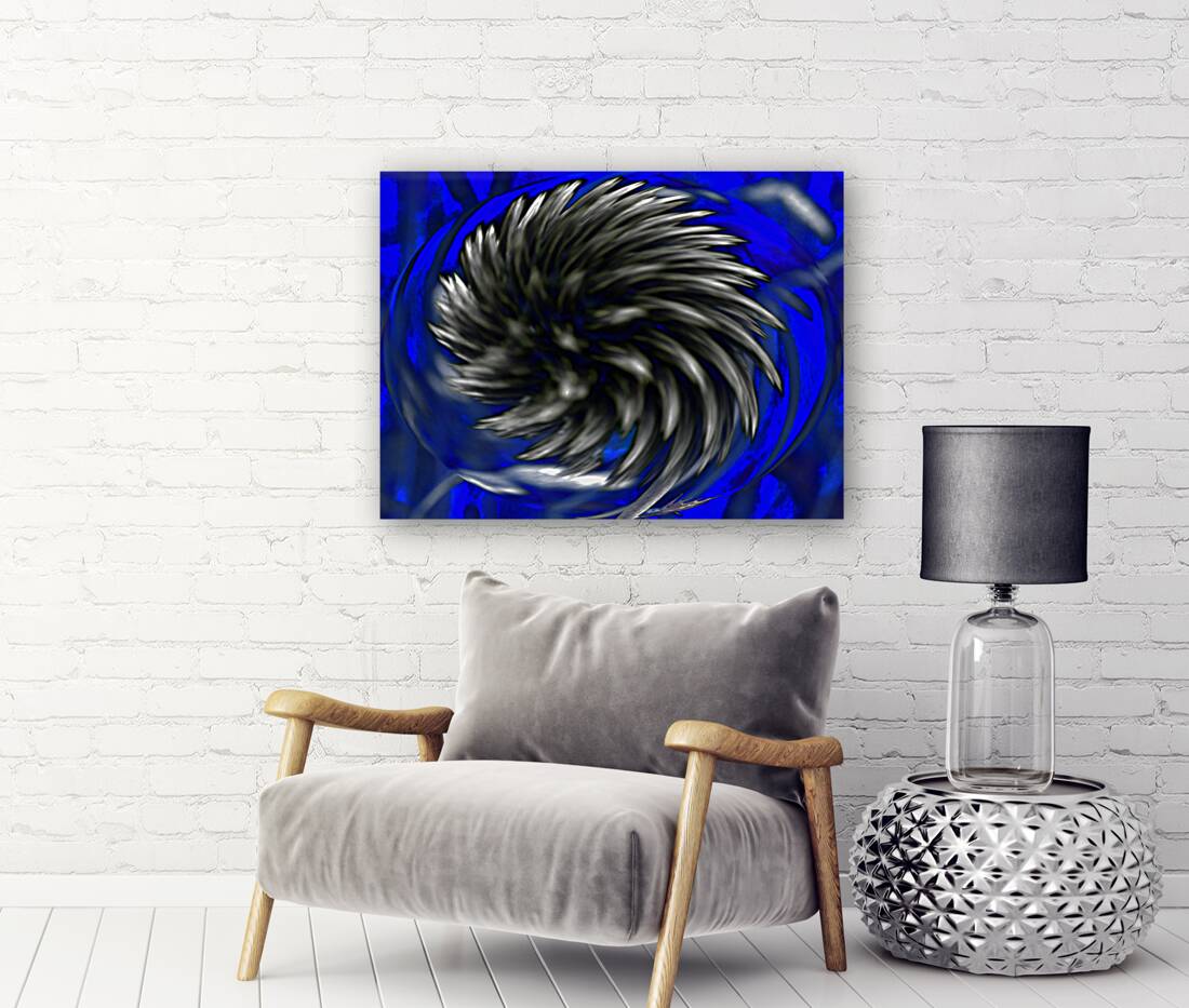 More Abstract Swirling Woodland Flower  Reproduction