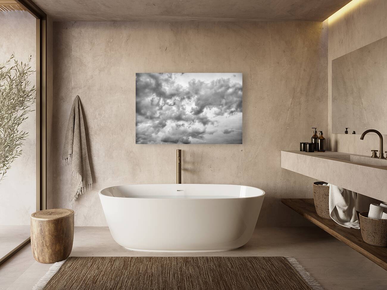 Rain Storm On the Way  Reproduction