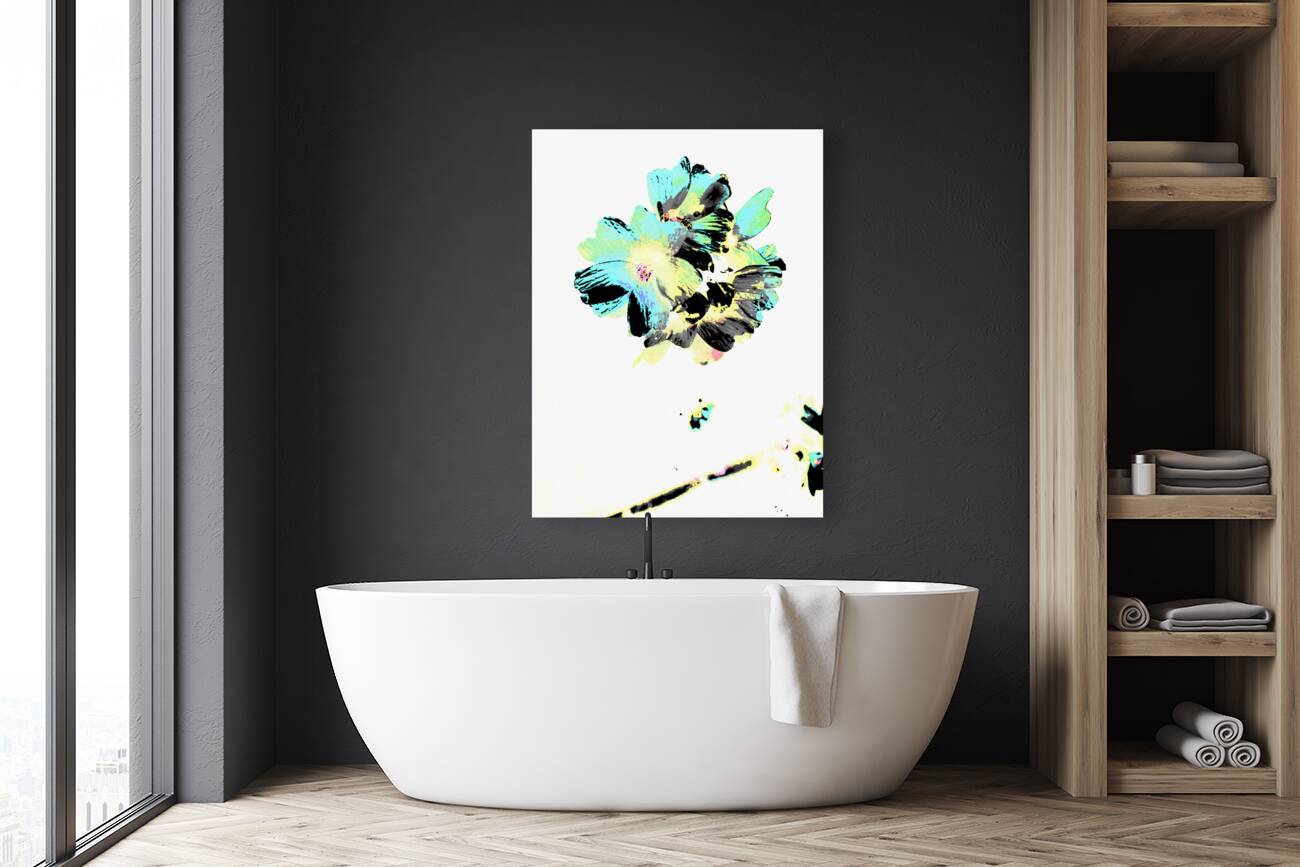   Abstract Contrasting Marshmallow Flowers Reproduction