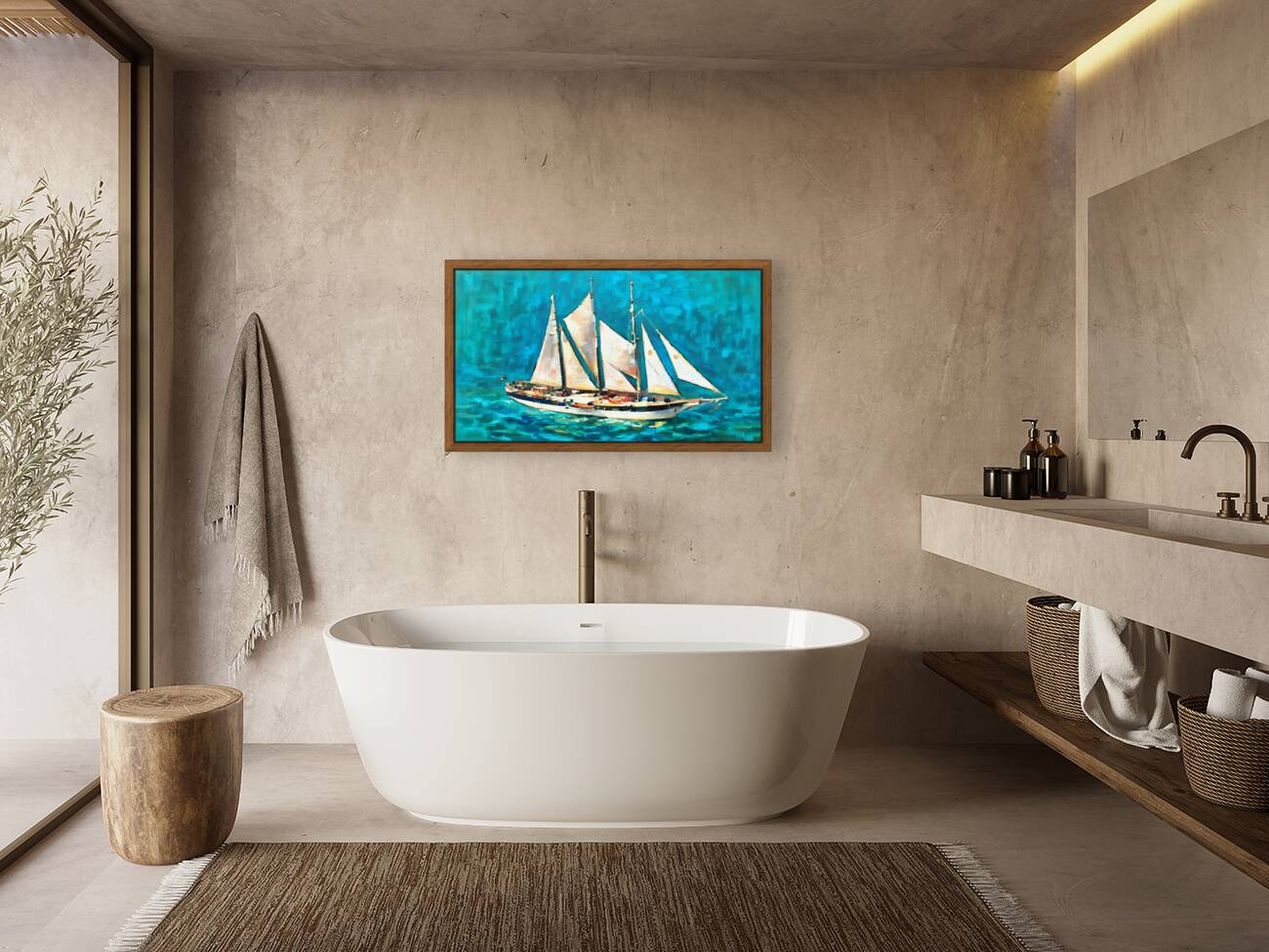 cruise ship art Reproduction