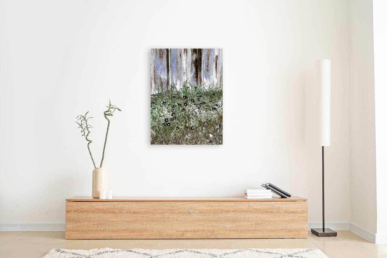 Summer Daises and Grass Reproduction