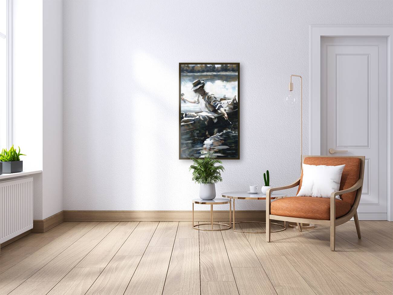 1907 Her First Catch of the Season Reproduction